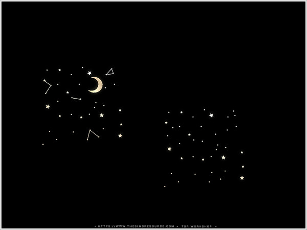 Sims 4 — Diego nursery - wall stencil Stars by Severinka_ — Wall stencil Stars From the set 'Diego nursery' Build / Buy