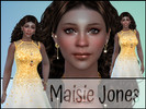 Sims 4 — Maisie Jones by fransyung — SIM Details Name: Maisie Jones Age Group: Young adult Gender: Female - Can become