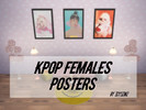 Sims 4 — KPOP FEMALE ARTISTS POSTERS by icysimz — - 8 swatches - base game compatible - price: 1