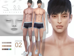 Sims 4 — Nature soft man overlay skintones by S - Club by S-Club — This skintone compatible with EA colors, and HQ mod,