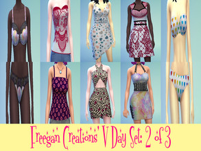 Sims 4 — Freegan Creations' V Day Set: 2 of 3 by FreeganCreations — Happy Love Day, My Dear Freegans! I hope this saucy