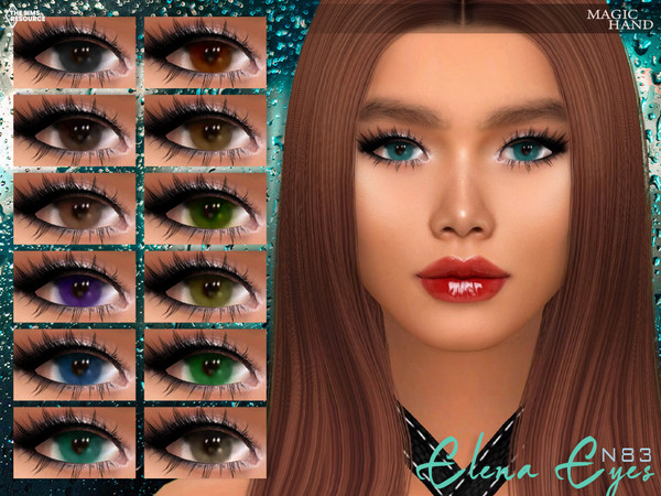 Sims 4 — Elena Eyes N83 by MagicHand — Regular eyes for males and females in 12 colors - HQ compatible. Preview - CAS