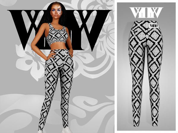 Sims 4 — FEV22 - Bottom I  by Viy_Sims — New Mesh 4 Colors Compatible with HQ mode Low Poly Custom Thumb My Site: