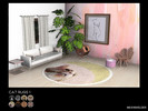 Sims 4 — Cat Rugs 1 by Moonwielder — Recolor&texture for basegame rug "On The Spot"