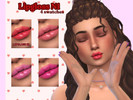 Sims 4 — (pixiemailen) Lipgloss N1 by pixiemailen — *4 swatches *Base Game Compatible *Teen - Elder *Disallowed for