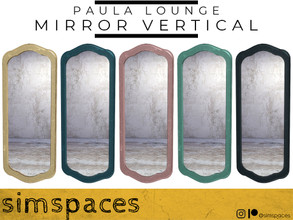 Sims 4 — Paula Lounge - mirror vertical by simspaces — Part of the Paula Lounge set: picture you, framed in precious