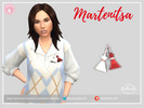 Sims 4 — Martenitsa by Balkanika — Martenitsa brooch accessory. It can be found under bracelet (left). Read under Notes