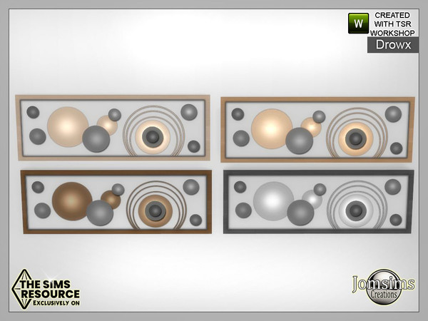 Sims 4 — drowx bedroom paintings by jomsims — drowx bedroom paintings