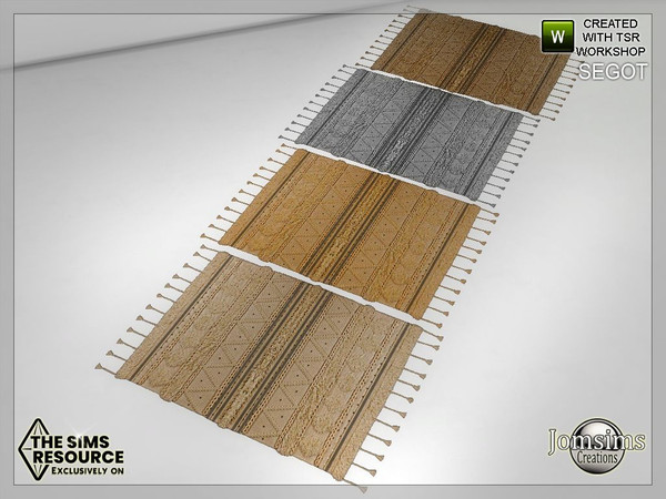 Sims 4 — Segot living room rugs by jomsims — Segot living room rugs