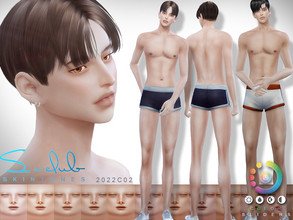 Sims 4 — Nature soft  men colorful skintones by S - Club by S-Club — This skintone compatible with colors sliders, and HQ