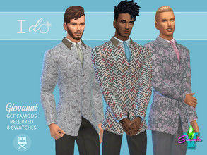 Sims 4 — SimmieV I Do Giovanni Outfit by SimmieV — You don't have to be famous to look like a superstar at your wedding.