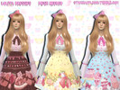 Sims 4 — Dresses (Trillyke Silent Night Dress Recolor) by ToxicBeer666 — This is a little different from what i normally