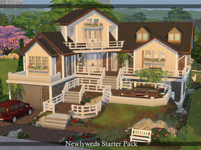 Sims 4 — Newlyweds Starter Pack | noCC by simZmora — The perfect home for a new family. Best of luck to the newlyweds!