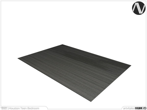 Sims 4 — Houston Rug by ArtVitalex — Bedroom Collection | All rights reserved | Belong to 2022 ArtVitalex@TSR - Custom