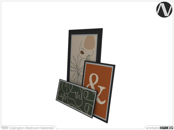 Sims 4 — Upington Big Paintings by ArtVitalex — Decoration Collection | All rights reserved | Belong to 2022