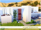 Sims 4 — Sunset Avenue 004 by sinhhala — A modern house with open spaces still ensuring privacy.The basement contains the