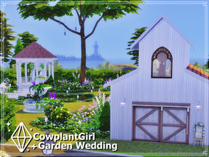 Sims 4 — Garden Wedding - CowplantGirl by CowplantGirl — A Wedding venue in the Garden. Lot size 40x40