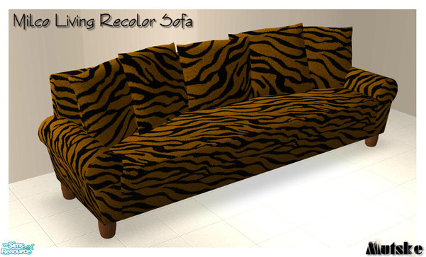 Sims 2 — Milco Living Cafe - Sofa by Mutske — Recolors from the Milco Livingroom set. Contains recolor of the Chair,