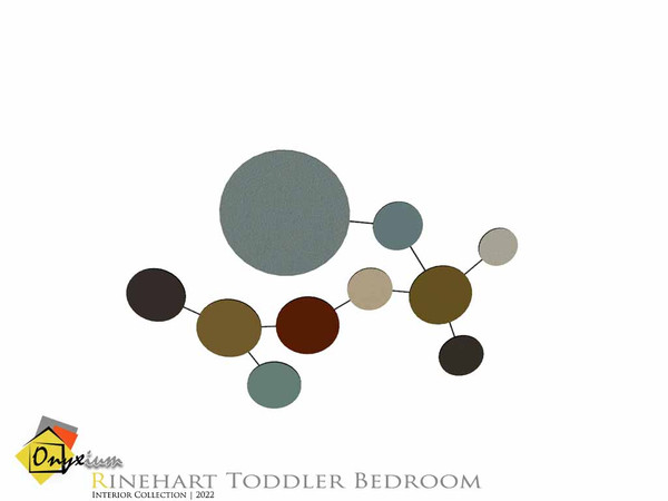 Sims 4 — Mid Century Modern - Rinehart Galactic Wall Decoration by Onyxium — Onyxium@TSR Design Workshop Toddler Bedroom