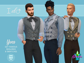 Sims 4 — I Do Yves Outfit by SimmieV — The Yves collection is the perfect selection for an Edwardian themed romantic
