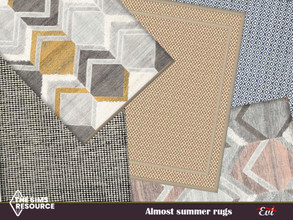 Sims 4 — Almost summer rugs by evi — Precious soft coloured rugs.