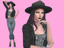 Sims 4 — Arya West by Grayzcale — This item uses custom content and sliders.