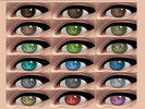 Sims 4 — TerrorTortoise's Eye Colors by TerrorTortoise — This is an eye color recolor collection I did in my own style.