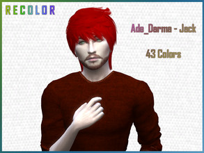 Sims 4 — Ade_Darma - Jack Recolor by TheeAwkwardOne — 43 solid and highlight colorful swatches