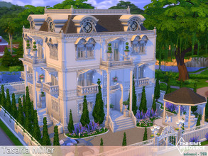 Sims 4 — Tasaria Miller / No CC by nolcanol — Tasaria Miller is a large family home in a classic style. From the outside,