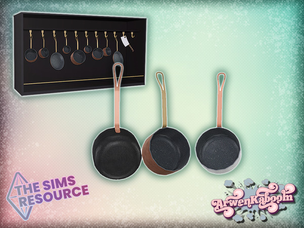 Sims 4 — Mid Century Modern Collection - Hanging Pot III by ArwenKaboom — Base game pot in 4 recolors. You can find all