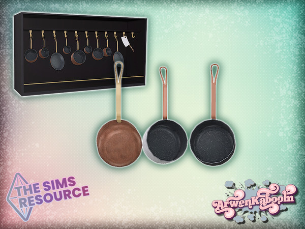 Sims 4 — Mid Century Modern Collection - Hanging Pot IV by ArwenKaboom — Base game pot in 4 recolors. You can find all