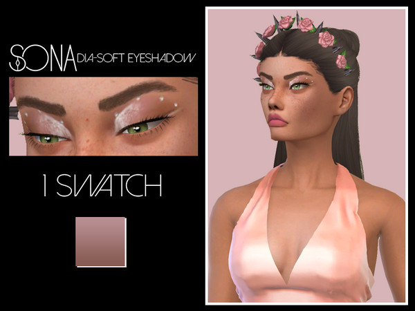 Sims 4 — SONA | Dia-Soft Eyeshadow by ItsSona — Sul sul! Say SUL SUL for my new content! I hope u like it! - 1 Swatch -
