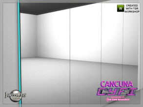 Sims 4 — CyFi Cancuna wall mirror2 by jomsims — CyFi Cancuna wall mirror2