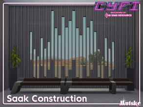 Sims 4 — CyFi Saak Wood Panel Windows by Mutske — This set contains several windows as a wood panel. Part of the Cyfi