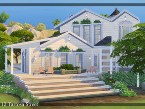 Sims 4 — 12 Tartosa Street | noCC by simZmora — Perfect house for single. Lot:20x20 Lot type: Residential Includes: - 1