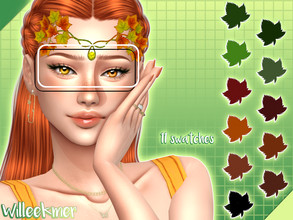 Sims 4 — Woodland Elves Eyeliner by Willeekmer — BGC 11 swatches Teen - Elder Male - Female Custom thumbnail Disallowed