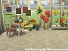 Sims 4 — Lace Flooring by Anoxanumoon2 — Lace flooring comes in 6 beautiful swatches. Suitable for shabby chic or elegant
