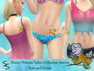 Sims 4 — Disney Princess Tattoo Collection: Rose and Crown by SaffronSiren — Inspired by Aurora, the princess from