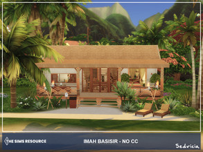 Sims 4 — Imah Basisir NoCC by Sedricia — Imah Basisir NoCC Tangled Flat, Sulani Beach House Full Furnished and Decorated