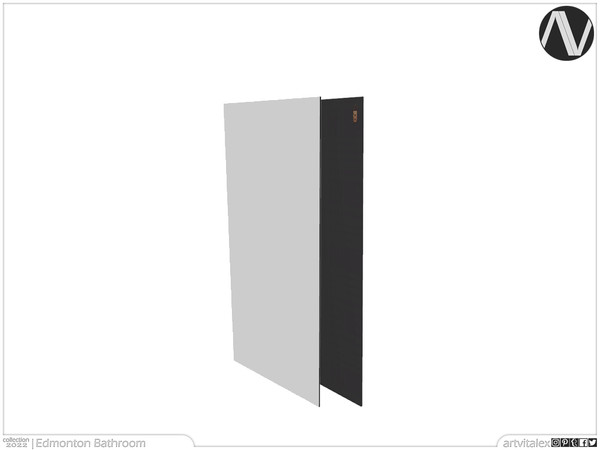 Sims 4 — Edmonton Mirror by ArtVitalex — Bathroom Collection | All rights reserved | Belong to 2022 ArtVitalex@TSR -