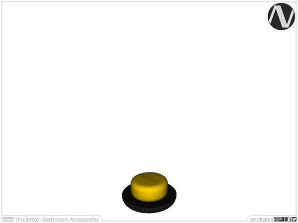 Sims 4 — Fullerton Soap Dish by ArtVitalex — Bathroom Collection | All rights reserved | Belong to 2022 ArtVitalex@TSR -