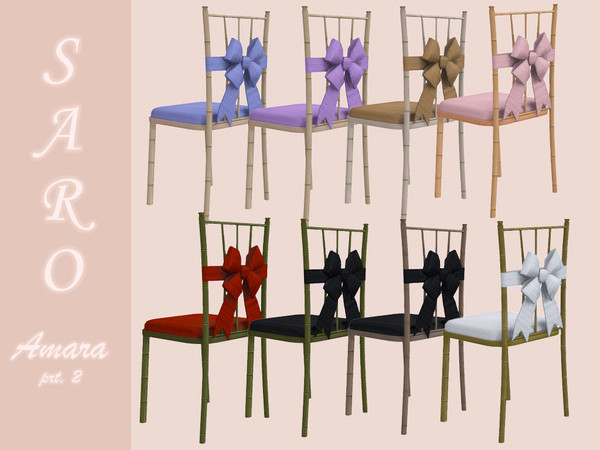 Sims 4 — Amara chair by SSR99 — A special chair for special occations! this is a bamboo inspired chair made for beach