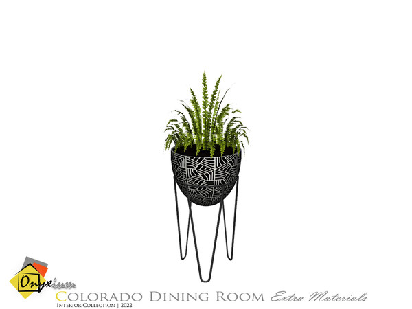 Sims 4 — Colorado Plant by Onyxium — Onyxium@TSR Design Workshop Dining Room Collection | Belong To The 2022 Year