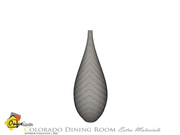 Sims 4 — Colorado Big Vase by Onyxium — Onyxium@TSR Design Workshop Dining Room Collection | Belong To The 2022 Year
