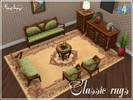 Sims 4 — Classic rugs by HopajSiupaj — - Base Game Compatible - 5 classic rugs Hope you enjoy!