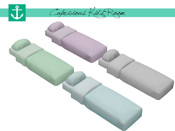 Sims 4 — Capricious Kids Room - Bed by zarkus — Capricious Kids Room - Bed 4 colors