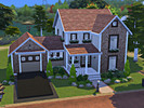Sims 4 — Hazelnut Drive - NO CC Shell by newbiesimsie — I will be experimenting more on color palette from now on and I