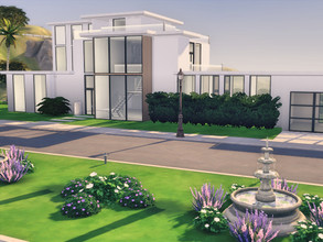 Sims 4 — Lucy by gredsuke2 — A modern luxurious villa for a family. 