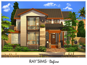 Sims 4 — Dafina by Ray_Sims — This house fully furnished and decorated, without custom content. This house has 3 bedroom