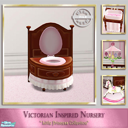 Sims 2 — Victorian Inspired Nursery - Potty Chair by Cashcraft — Victorian Inspired Nursery, "Little Princess